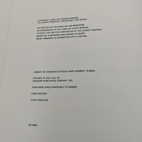 Vintage Singer Sewing Book How to Sew Technique Hardback Gladys Cunningham - Picture 5 of 8